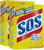 S.O.S Steel Wool Soap Pads, 18 ct-2 ct (Quantity of 3)