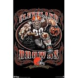 Cleveland Browns (Mascot, Grinding It Out Since 1946) Sports Poster Print - 22x34