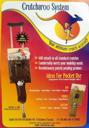 Crutcharoo Executive Style Crutch Bag ***72 PK SPECIAL***