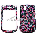 Polka Cherry Black Phone Protector Cover for RIM BlackBerry 9630 (Tour), RI ....