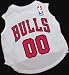 Chicago Bulls Basketball Pet Jersey (Small)