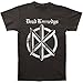 Dead Kennedys Distressed Old English Logo Print Men's Cotton Shirt
