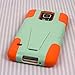 Empire MPERO IMPACT X Series Kickstand Case for Samsung Galaxy S5 / GS5 - Retail Packaging - Coral Mint