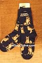 German Shepherd Acrylic/Nylon Cotton Dog Socks - One Pair by FBF