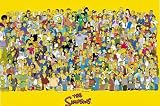 Posters: The Simpsons Poster - Full Cast (36 x 25 inches)