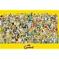 Posters: Les Simpson Poster - Tous Les Acteurs (92 x 63 cm)