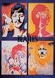 Beatles 4 Face Psychedelic 24x36 Poster