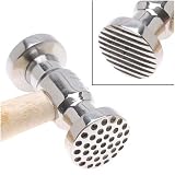 Hammer for Texturing Metal Round, Dimples / Narrow Pin Stripe