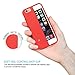 Yesker iPhone 6S Case iPhone 6 Case Slim Smooth Premium Durable Soft Rubber Gel Back Case Cove - Red
