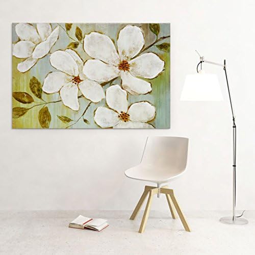 NAN F 'White Blossoms' Canvas Art