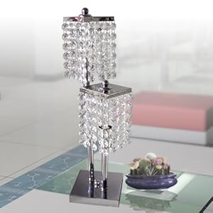 2-light Crystal Table Lamp (1069-MC-22005)