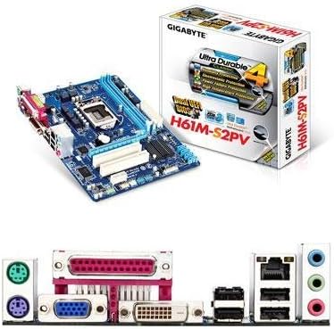 Gigabyte Technology - Gigabyte Ultra Durable 4 Classic Ga-H61m-S2pv Desktop Motherboard - Intel H61 Express Chipset - Socket H2 Lga-1155 "Product Category: Motherboards/Lga1155 Boards"