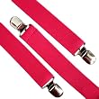 Fuschia Hot Pink Suspenders