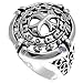 Sterling Silver Ring - Cross - Size: 7-9