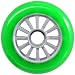 YAK Scooter Wheel Green/Silver 100mm