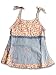 Babalooi - Infant Girl Chambray Sundress - Denim and Floral