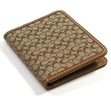 AUTHENTIC COACH SIGNATURE JACQUARD TRAVEL PICTURE FRAME/CREDIT/BUSINESS CARD HOLDER 60163 (Doe)