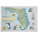Hoffmaster PP140 14" Length x 10" Width, Recycled Florida Placemat (Case of 1,000)