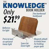 FlyingKite® Knowledge brand Book Holder/Hands-free/Cookbook Stand