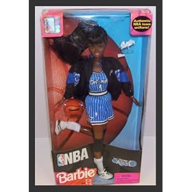 AA African American Orlando Magic NBA Basketball Barbie Doll