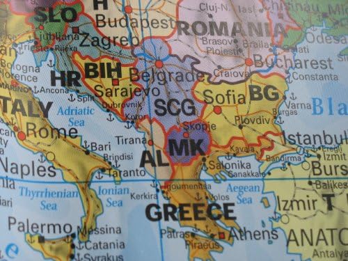 Perceptions World Map Wall Mural