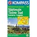 S�dtessin, Locarno, Lugano. 1:50.000. Wandern. GPS-genau