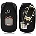 Turtleback Kyocera DuraXV, DuraXA Flip Phone Fitted Case - Made in USA (Black Nylon / Rotating Metal Clip)