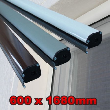 Jarolift Insektenschutz Rollo KIT 600 x 1680mm braun f. Fenster