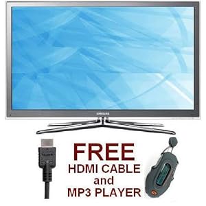 Samsung UN46C8000 46″ 1080p 3D LED HDTV – FREE HDMI Cable + MP3 Player