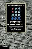 The Cambridge companion to textual scholarship