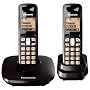 Panasonic KX-TG6412ET DECT Twin Digital Cordless Phone Set - Black