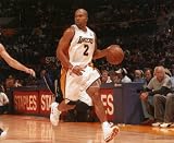 DEREK FISHER LOS ANGELES LAKERS 8X10 SPORTS ACTION PHOTO (L)