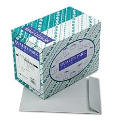 Quality Park 41487 Quality Park Catalog Envelopes, 9x12, 28lb, Executive Gray, 250/Box
