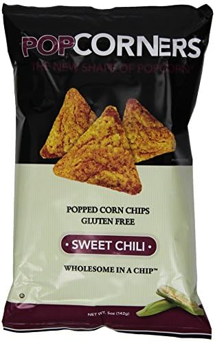 Medora Snacks PopCorners Sweet Chili Popped Corn Chips, 5.0 Ounce (Pack of 12)