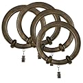 Vitoch Collection Laurel Drapery Ring - Dark Walnut Gold (2")