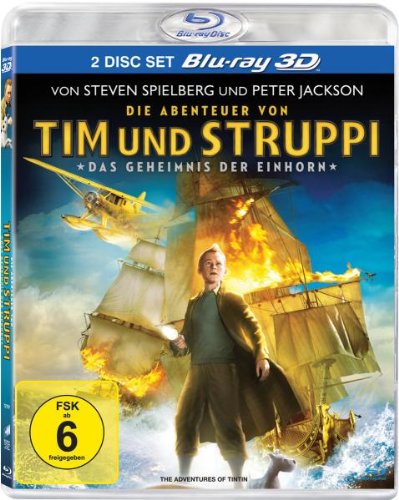 Die Abenteuer von Tim & Struppi - Das Geheimnis der Einhorn (3D-Version, 2 Disc-Set) [3D Blu-ray]