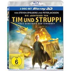 Die Abenteuer von Tim & Struppi - Das Geheimnis der Einhorn (3D-Version, 2 Disc-Set) [3D Blu-ray]
