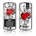 My Heart Design Protective Skin Decal Faceplate for Blackberry Pearl 8100/ Pearl 8110 Cell Phones