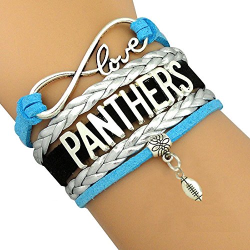 Carolina Panthers Bracelet - Carolina Panthers Jewelry & Perfect Football Fan Gift