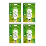 Lot de 4 ampoules économiques Sieve 11W B22