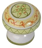 Atlas Homewares 3160-07 1-3/4-Inch Tuscany Collection Santa Margherita Hand painted Ceramic Knob, Ceramic