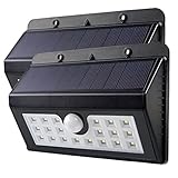 国華園 LED ソーラーセンサーライト２０ 2個1組 門扉用ライト センサー搭載 太陽光発電 夜間自動点灯 防水 屋外照明 軒先 庭 ガーデン 玄関周りなど