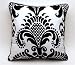 Sin in Linen Wallflower Throw Pillow, Foil