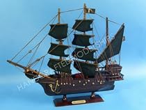Queen Anne's Revenge Black Beard Flagship Pirate Ship North Carolina Tall Ship Model
