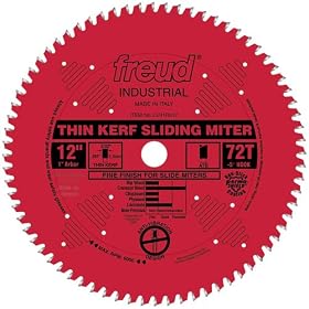 Freud LU91R008 8-1/2'' x 48T Thin Kerf Sliding Compound Miter Saw Blade