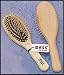 Lg. Oval Hair Brush Wood Bristles