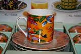 Houseware Demitasse Classic Coffee Espresso Cups and Saucers, Set of 6
