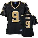 Drew Brees New Orleans Saints Women's Black Premier Jersey