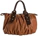 Melie Bianco Kimberly Satchel,Saddle,one size