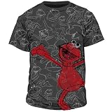 ElmoSketch, Grey , Tee-Shirt